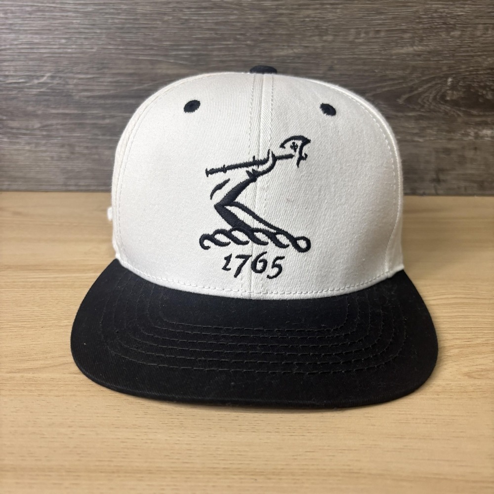 NBA Hat Cap Strap Back Mens White Black Basketball Hennessy 1765 Spirit